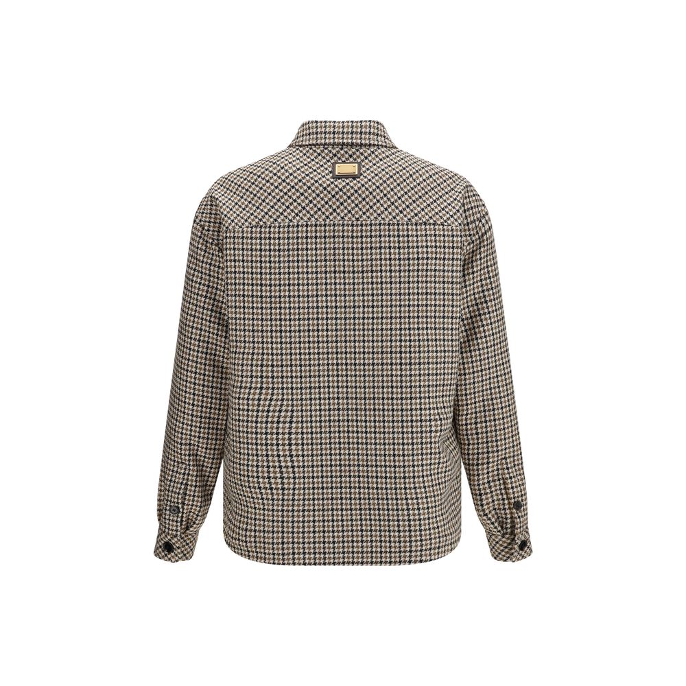 Dolce &amp; Gabbana Brown Wool Oves Aries Full-Length Jacket