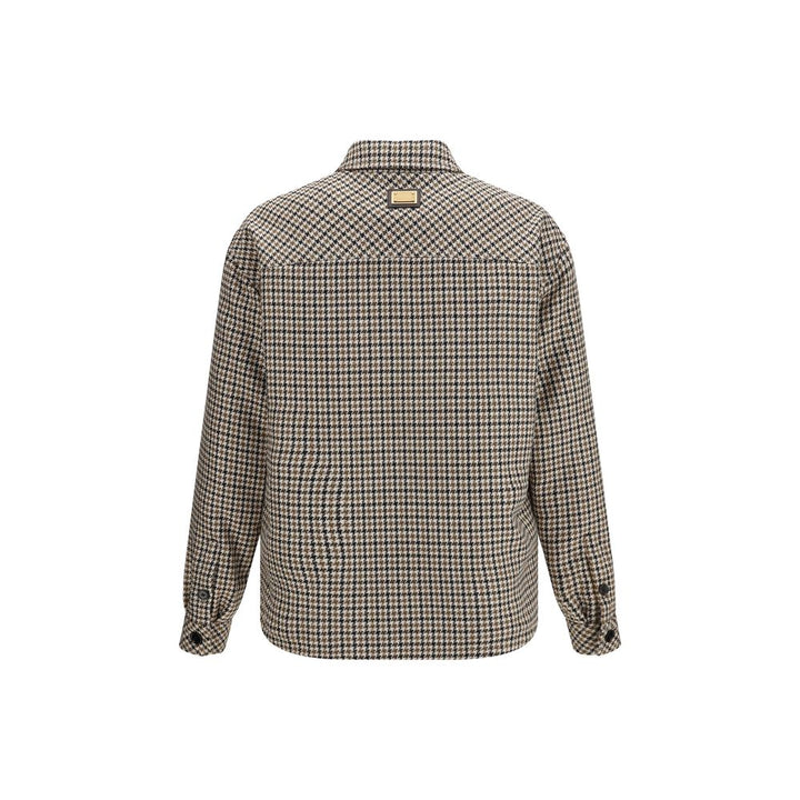 Dolce &amp; Gabbana Brown Wool Oves Aries Full-Length Jacket
