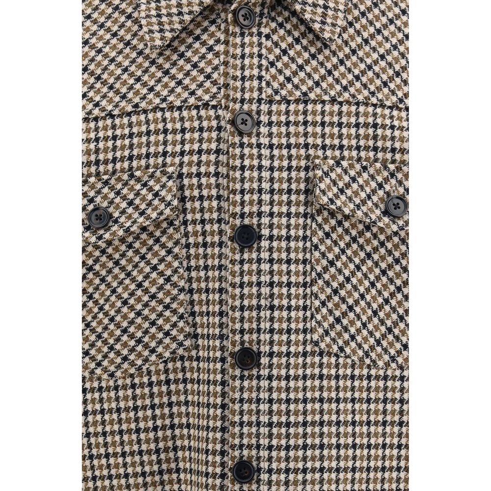Dolce &amp; Gabbana Brown Wool Oves Aries Full-Length Jacket