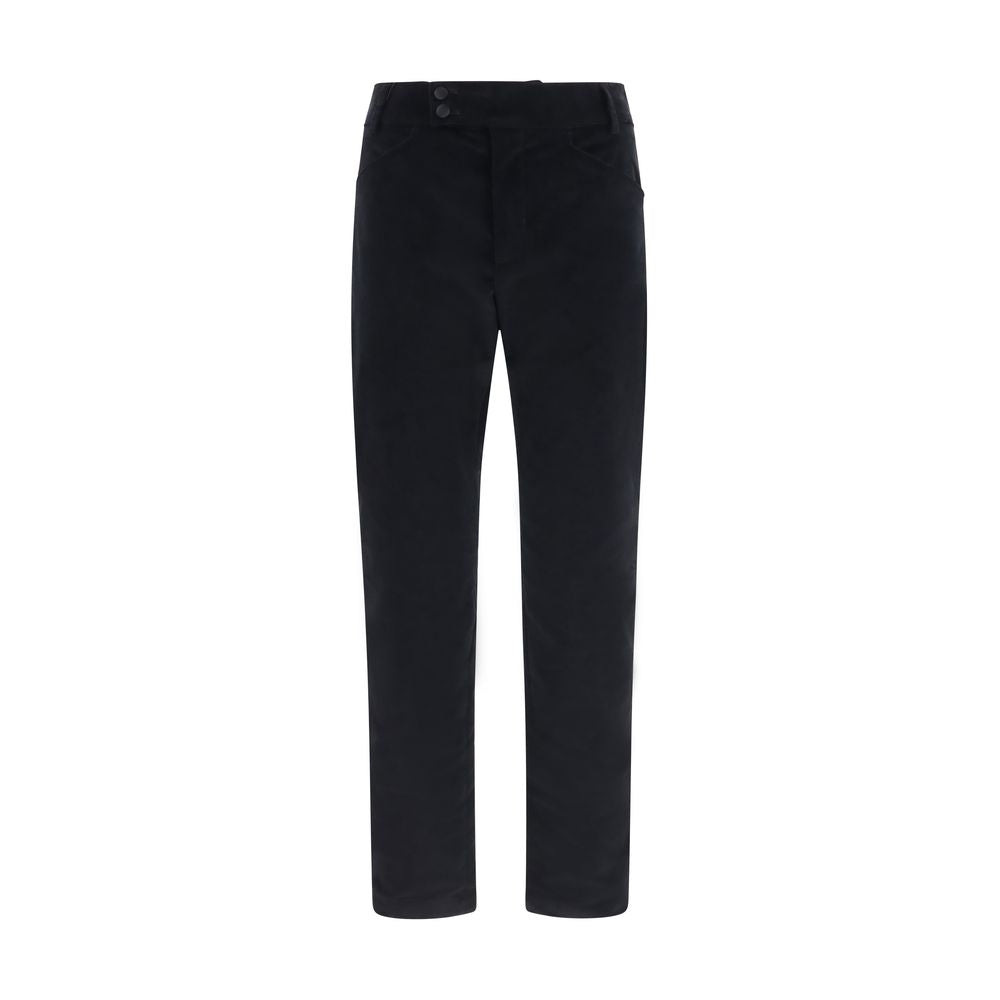Dolce &amp; Gabbana Black Cotton Casual Pants