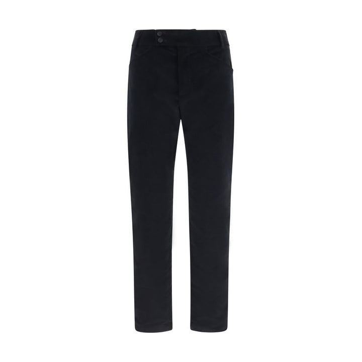 Dolce &amp; Gabbana Black Cotton Casual Pants