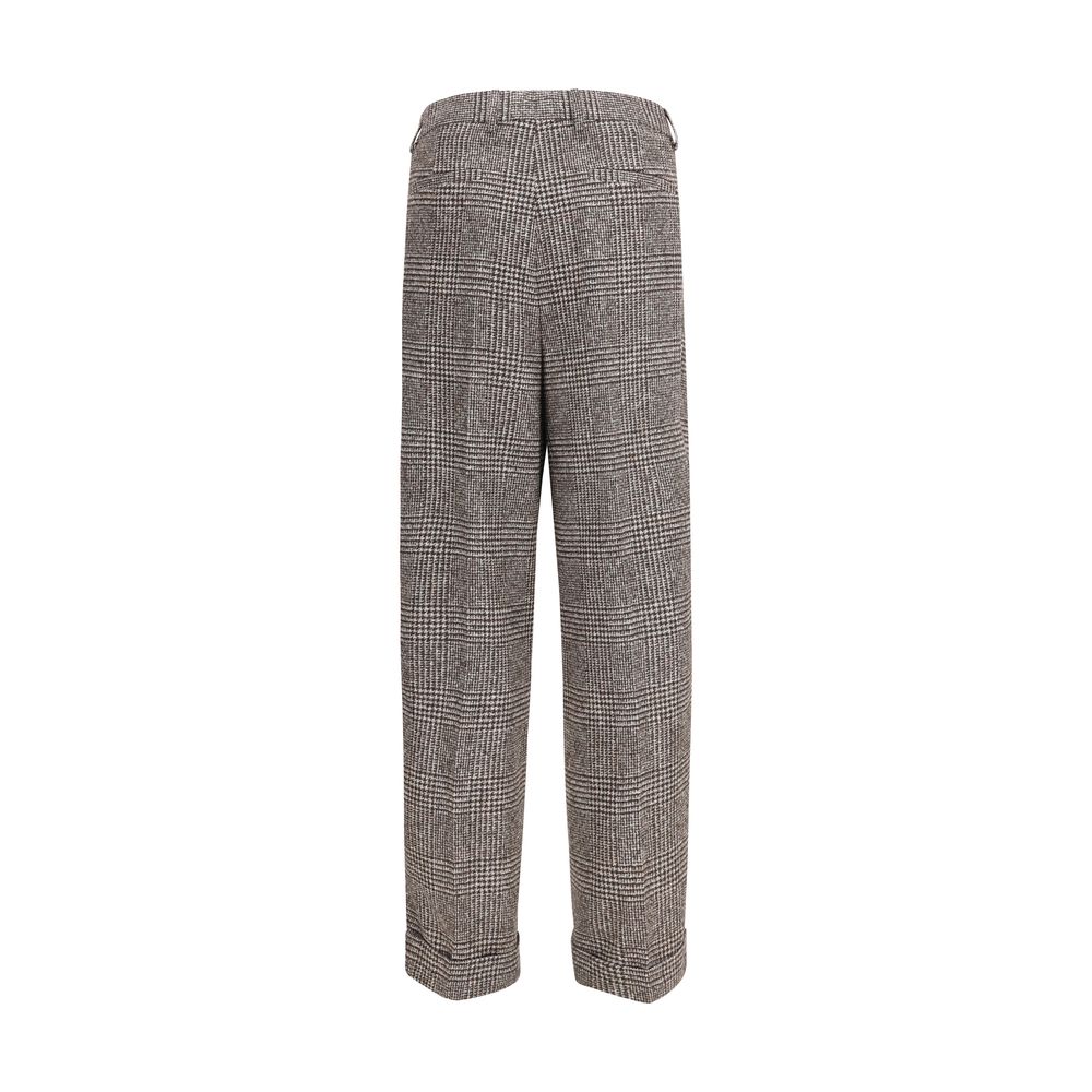 Dolce &amp; Gabbana Brown Alpaca Vicugna Pacos Pants