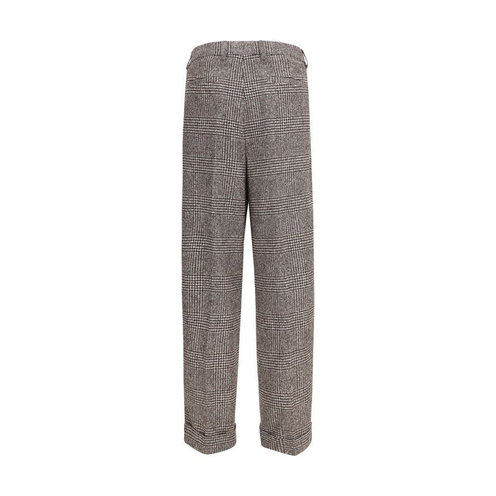 Dolce &amp; Gabbana Brown Alpaca Vicugna Pacos Pants