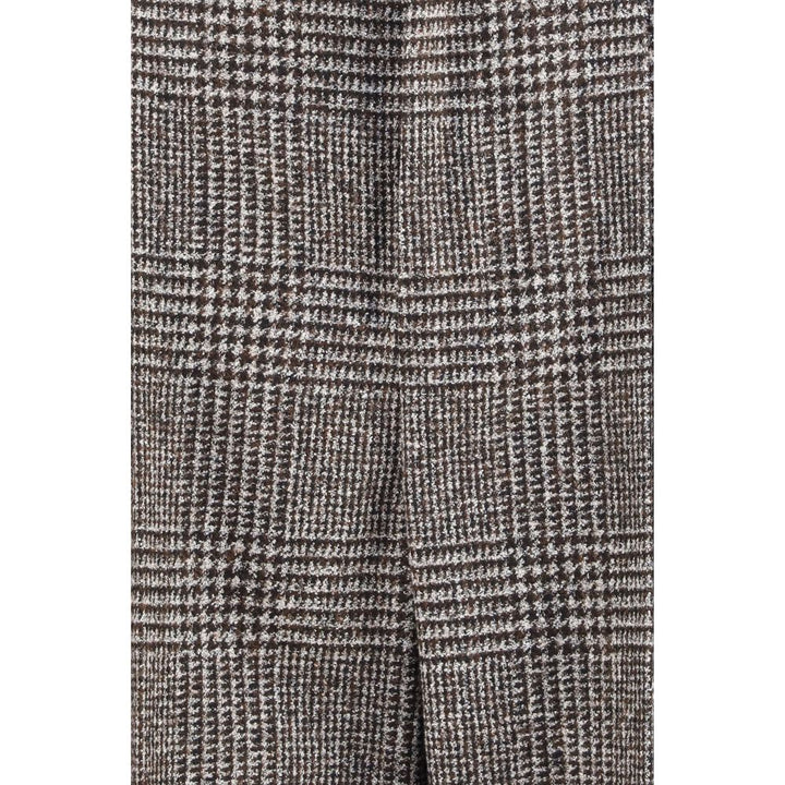 Dolce &amp; Gabbana Brown Alpaca Vicugna Pacos Pants