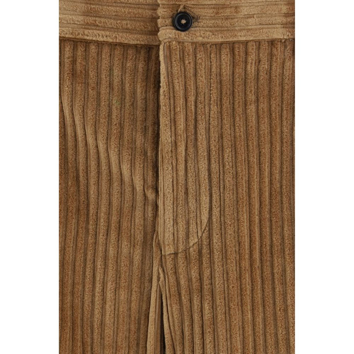 Dolce &amp; Gabbana Brown Cotton Casual Pants
