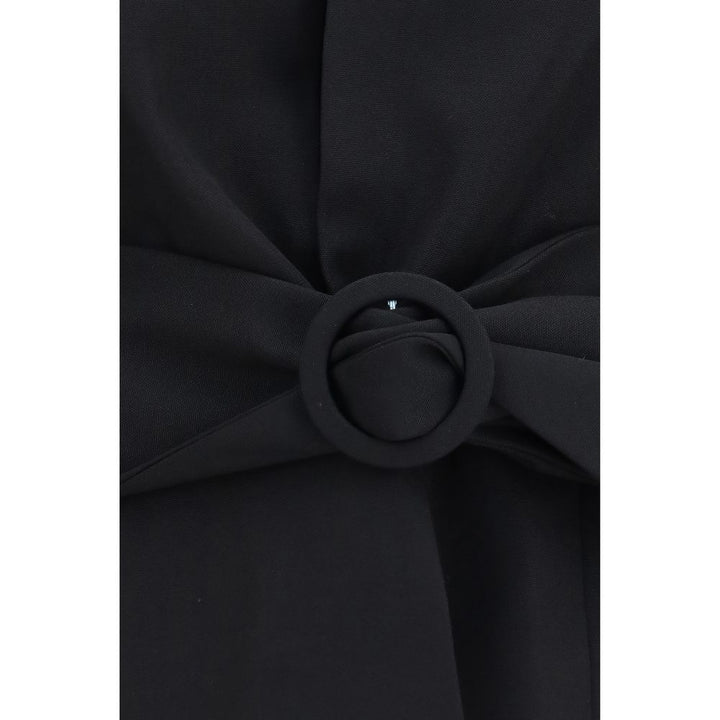 Jacquemus Black Wool Oves Aries Full-Length Jacket