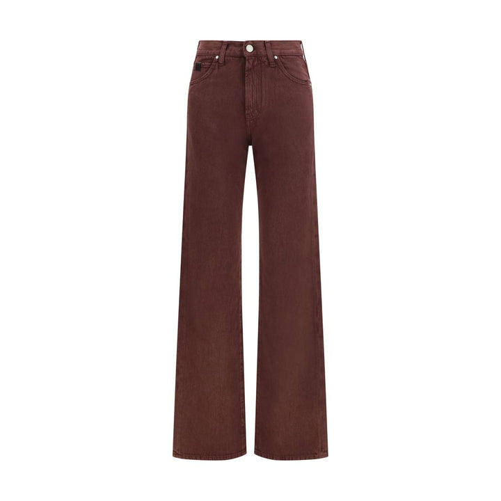 Jacob Cohen Bordeaux Cotton Straight-Leg Jeans