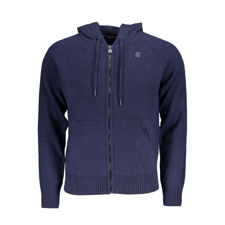 K-WAY Blue Wool Men&