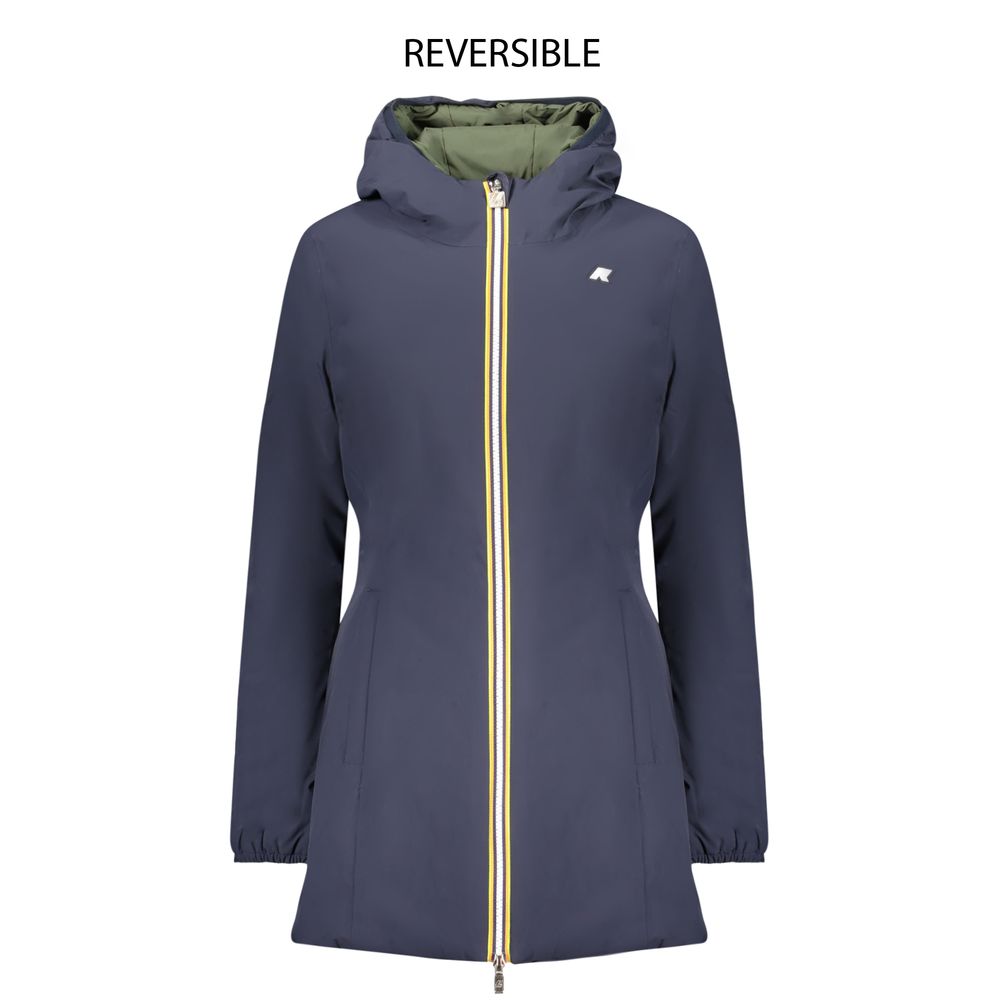 K-WAY Blue Nylon Women&