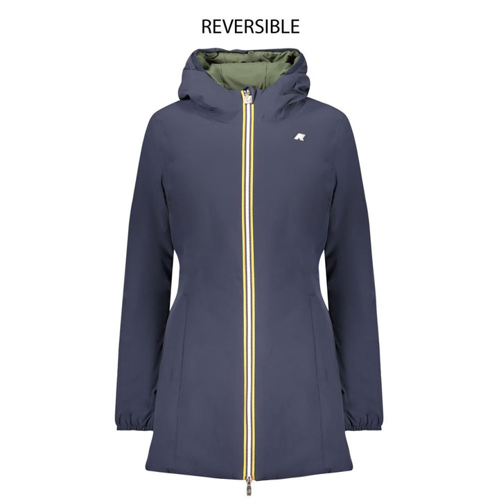 K-WAY Blue Nylon Women&