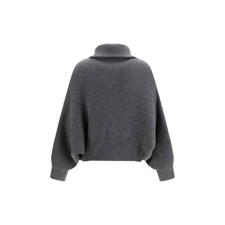 Brunello Cucinelli Gray Cashmere Cardigan