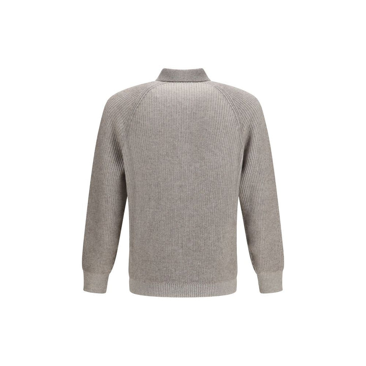 Brunello Cucinelli Gray Cashmere Sweatshirt