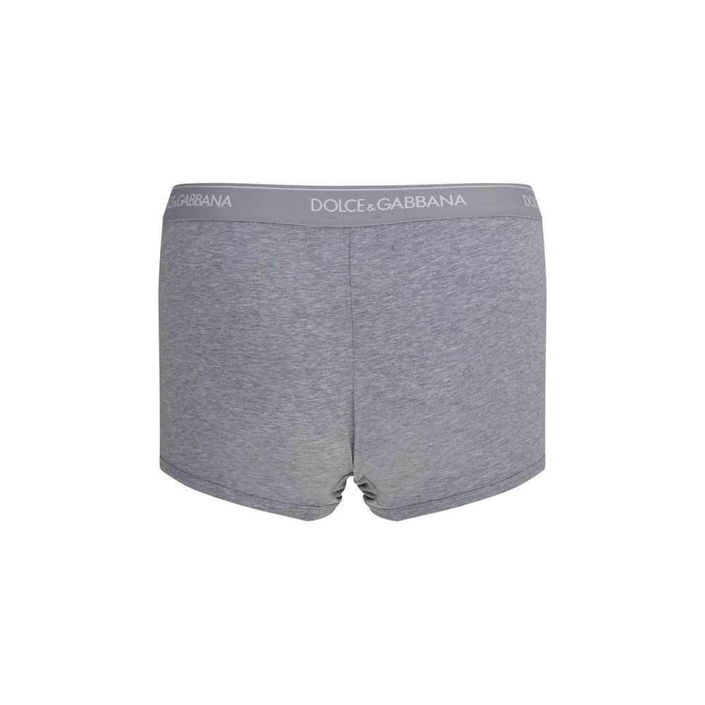 Dolce &amp; Gabbana Gray Cotton Boxers