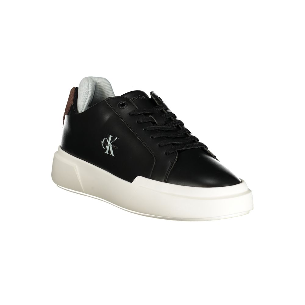 Calvin Klein Black Polyurethane Men&