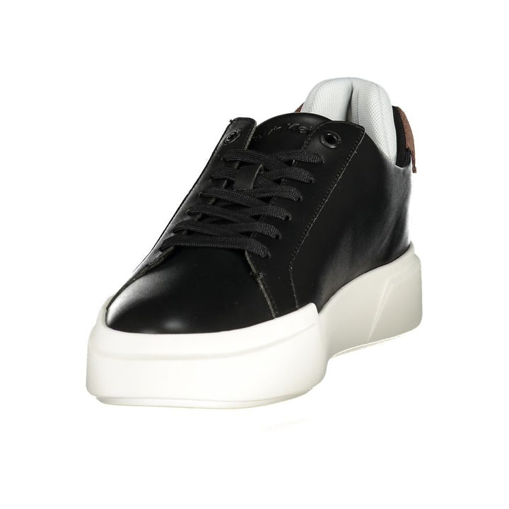 Calvin Klein Black Polyurethane Men&