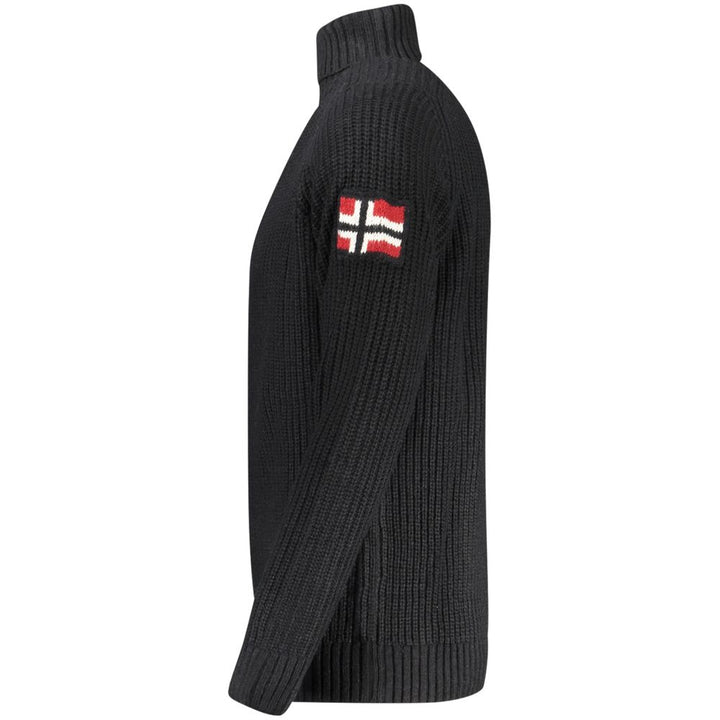 Norway 1963 Blue Wool Men Sweater