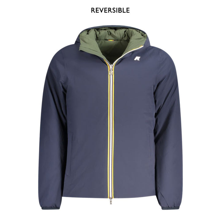K-WAY Blue Nylon Men&
