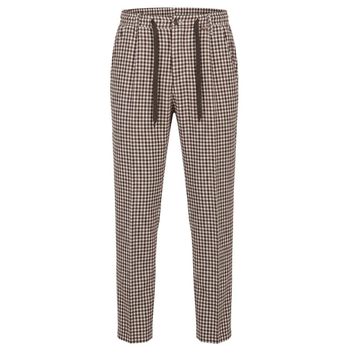 Baldinini Trend Brown Cotton Men Pant