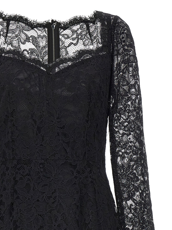 Dolce &amp; Gabbana Black Polyamide Casual Dress