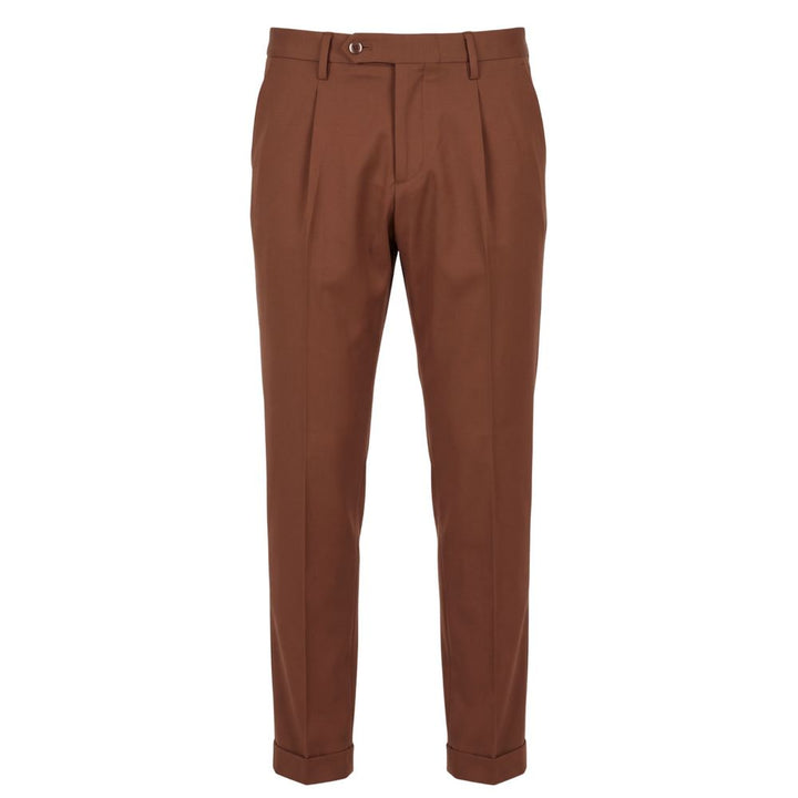 Baldinini Trend Brown Viscose Men&