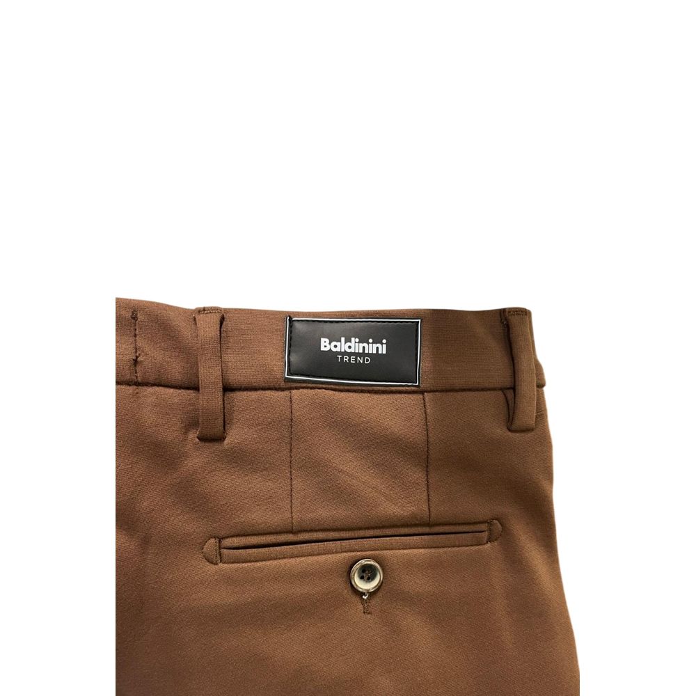 Baldinini Trend Brown Viscose Men&