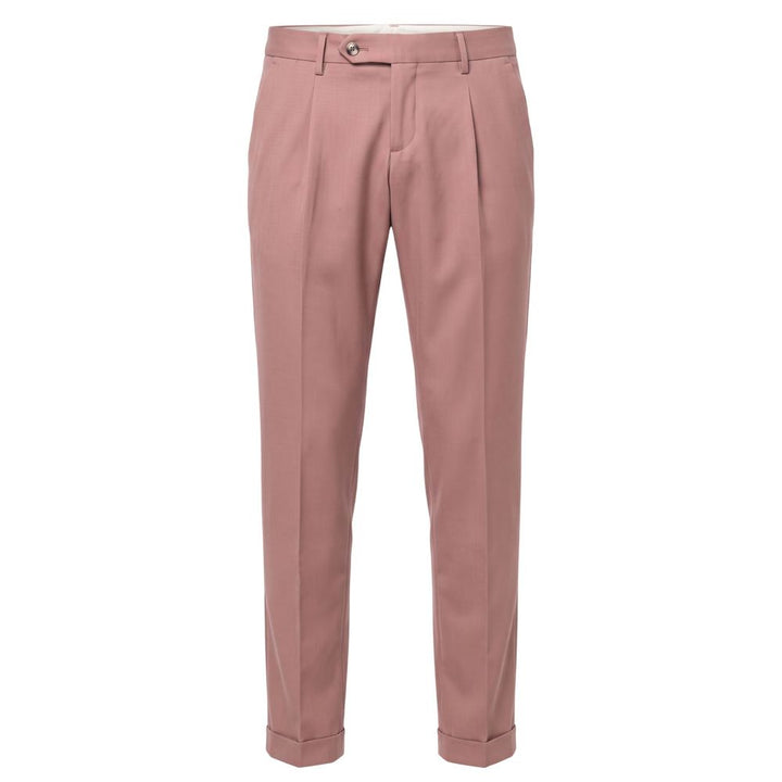 Baldinini Trend Pink Viscose Men Pant