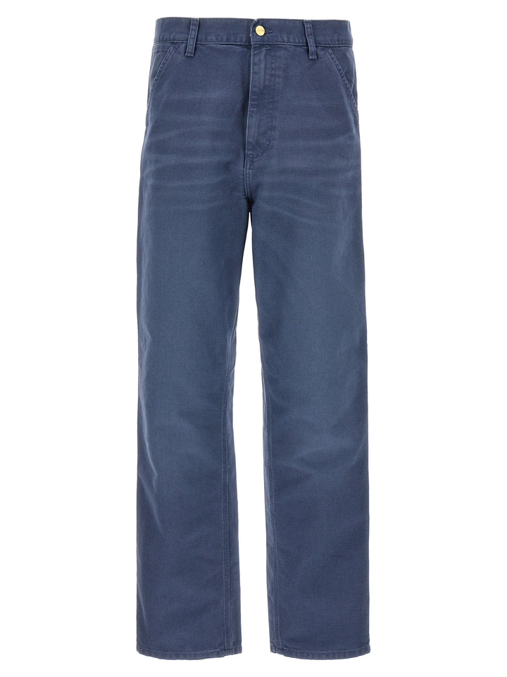 Carhartt Wip Blue Organic Cotton Casual Pants