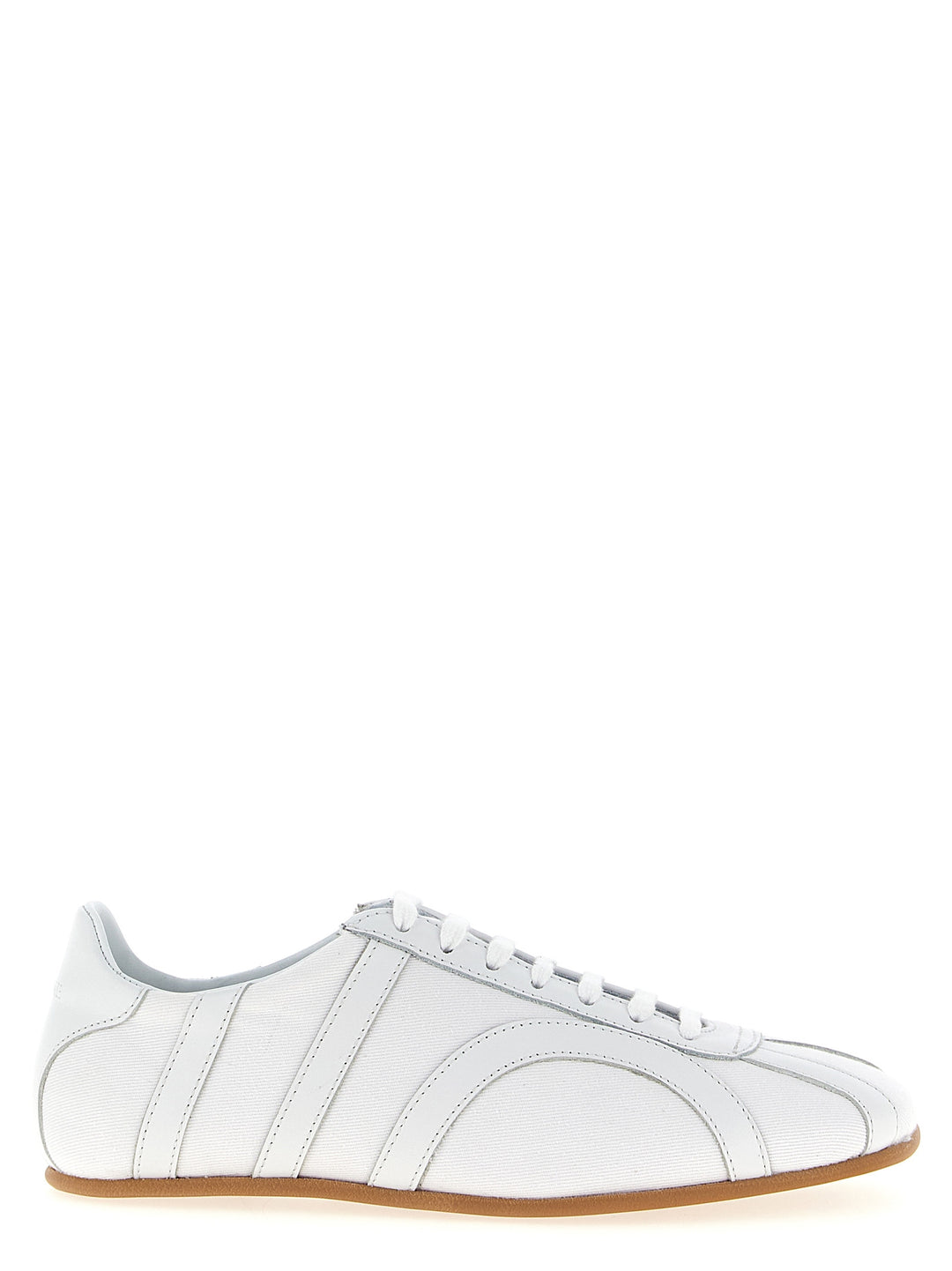 TOTEME White Recycled Cotton Low Top Sneakers
