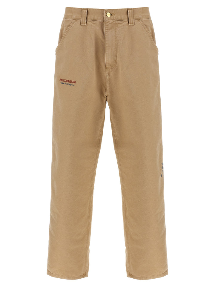 Carhartt Wip Beige Organic Cotton Casual Pants