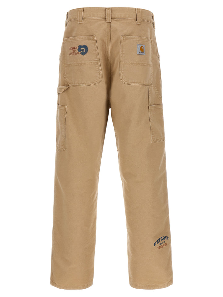 Carhartt Wip Beige Organic Cotton Casual Pants