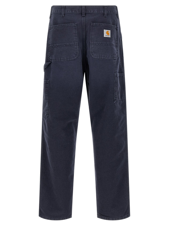 Carhartt Wip Blue Organic Cotton Casual Pants