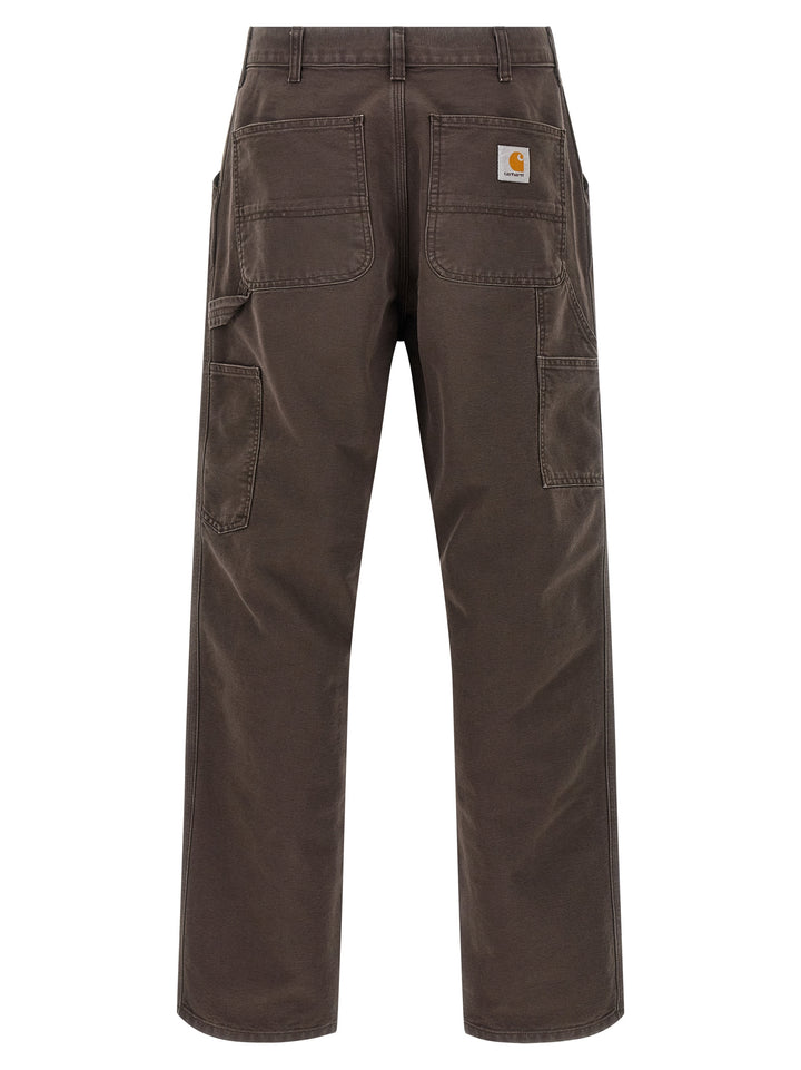 Carhartt Wip Brown Organic Cotton Casual Pants