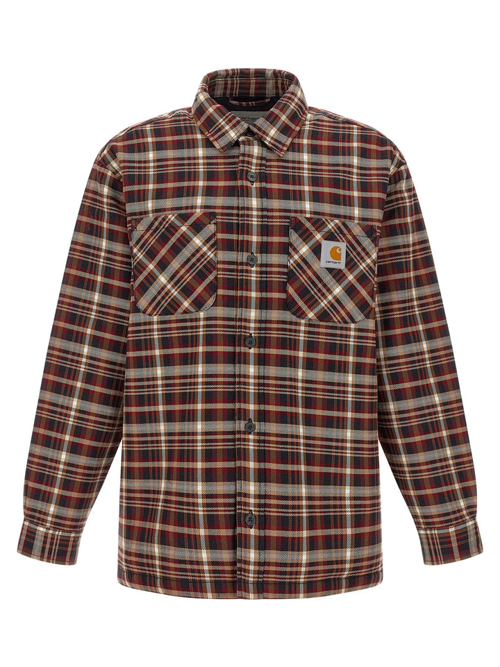 Carhartt Wip Red Cotton Pattern Shirt