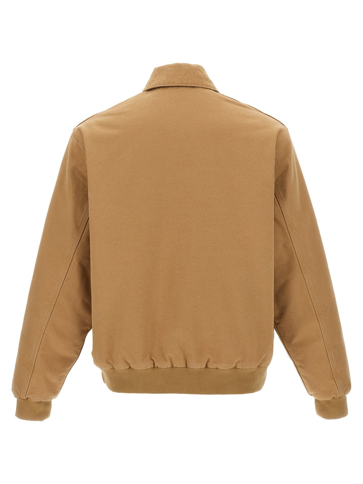 Carhartt Wip Beige Cotton Full-Length Jacket