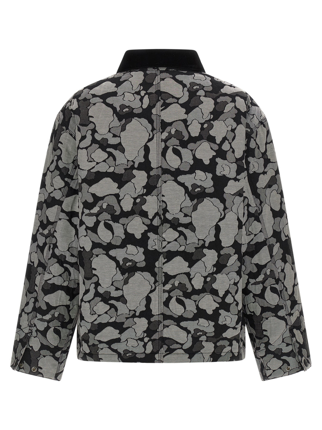 Carhartt Wip Gray Cotton Full-Length Jacket