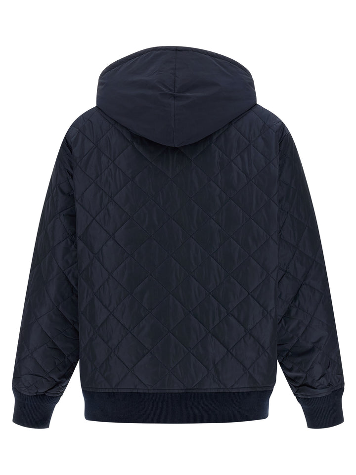 Prada Blue Recycled Polyamide Bomber
