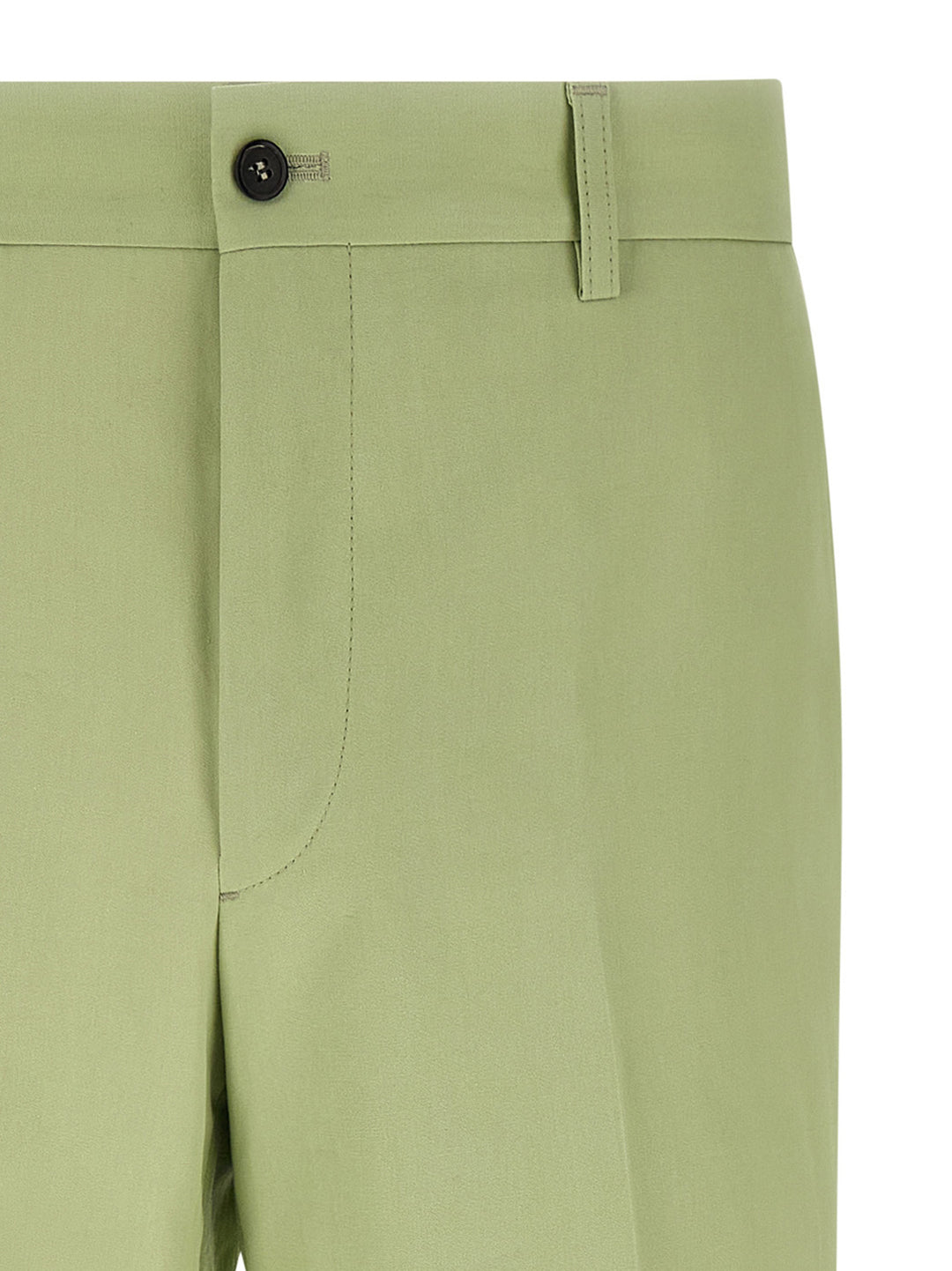 Prada Bicolor Cotton Casual Pants