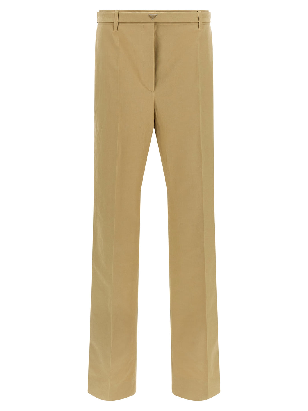 Prada Beige Cotton Casual Pants