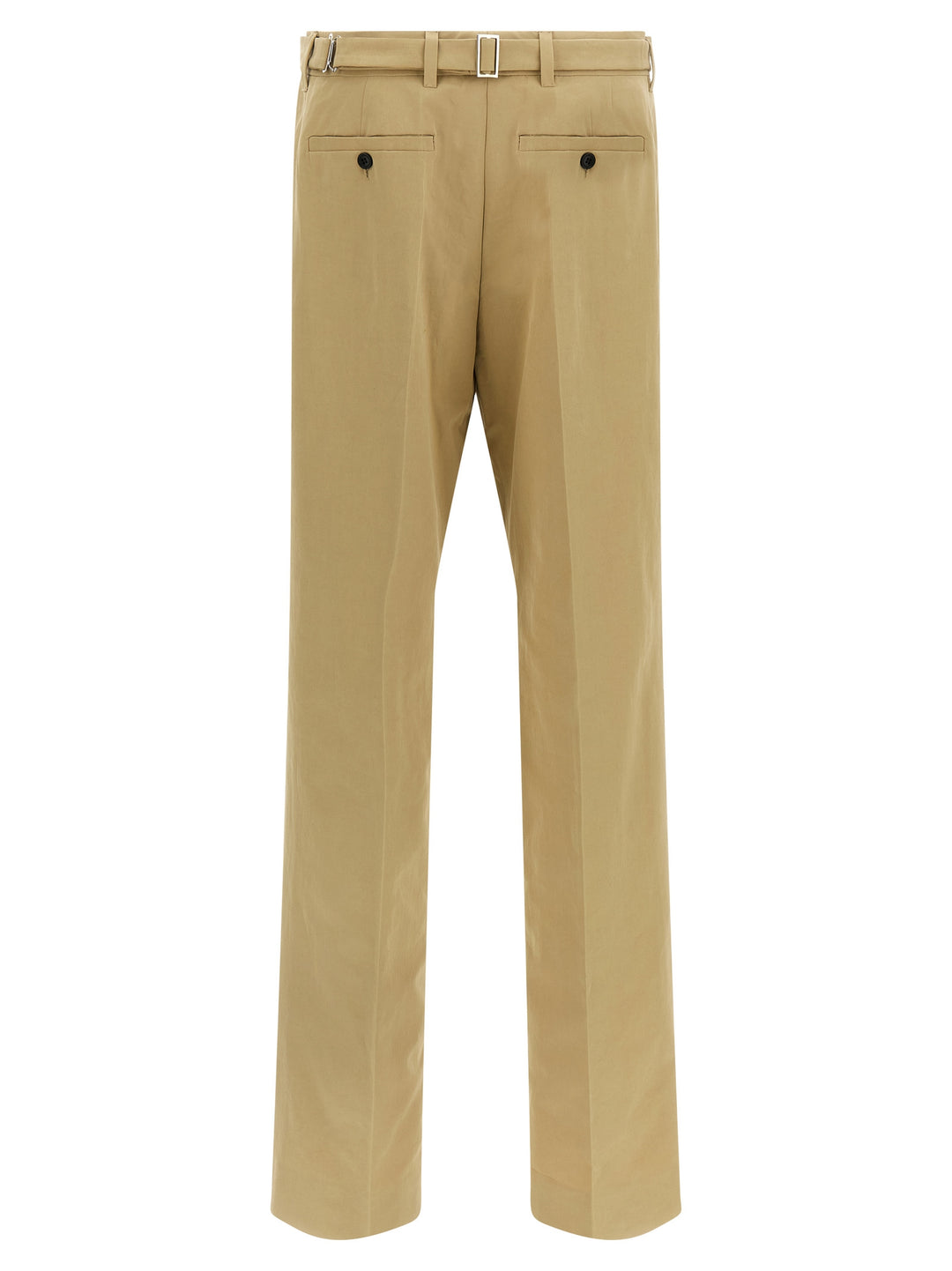 Prada Beige Cotton Casual Pants