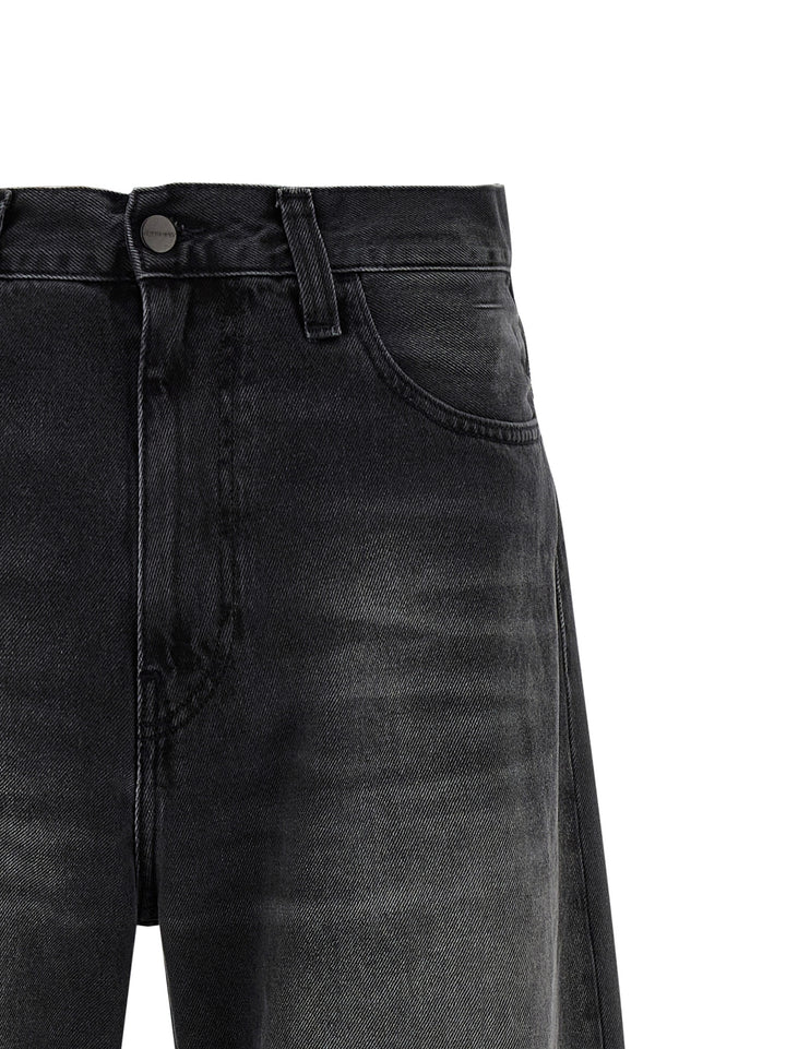 Carhartt Wip Black Cotton Jeans Denim