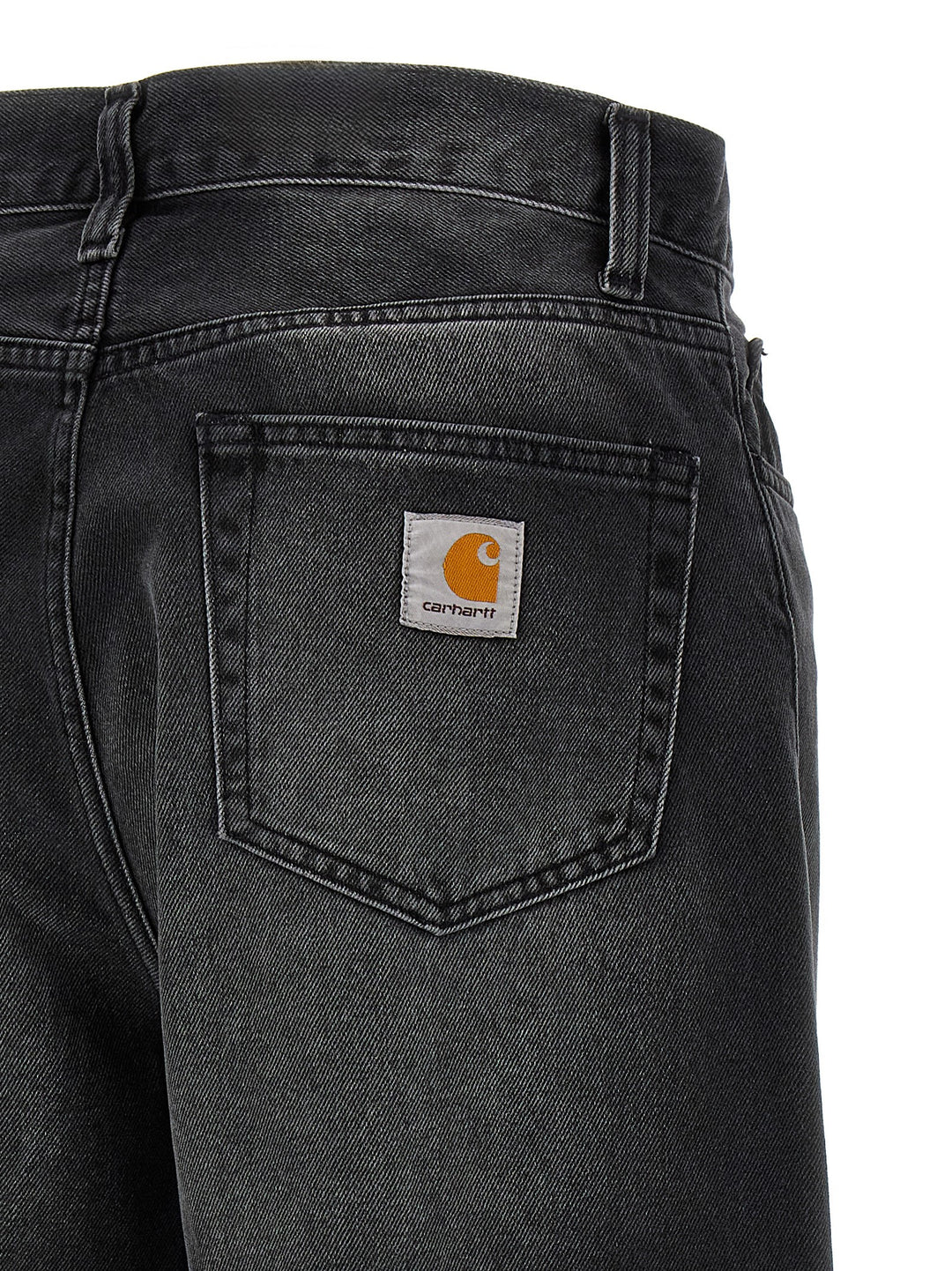 Carhartt Wip Black Cotton Jeans Denim