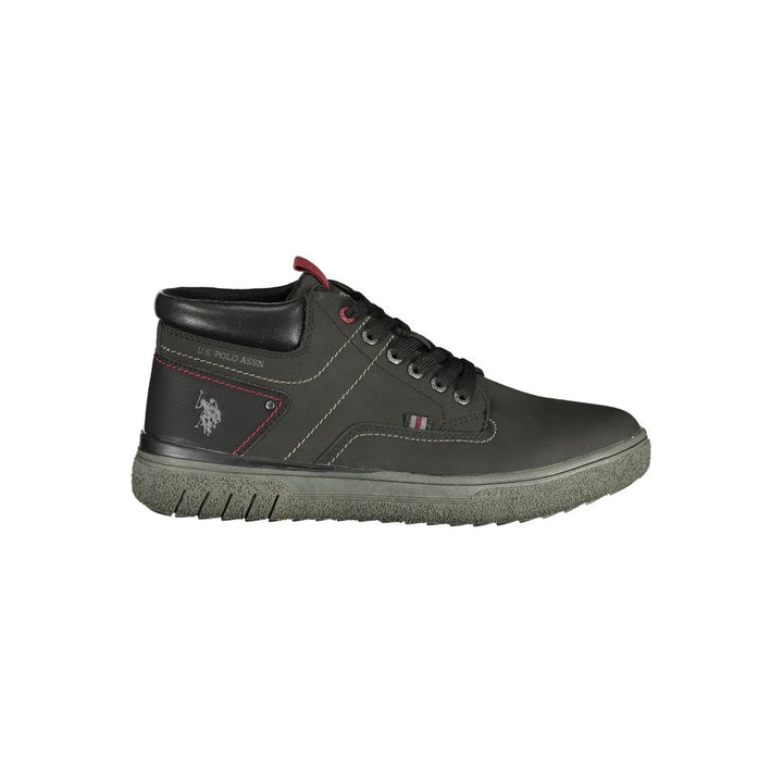 U.S. POLO ASSN. Black Polyurethane Men&