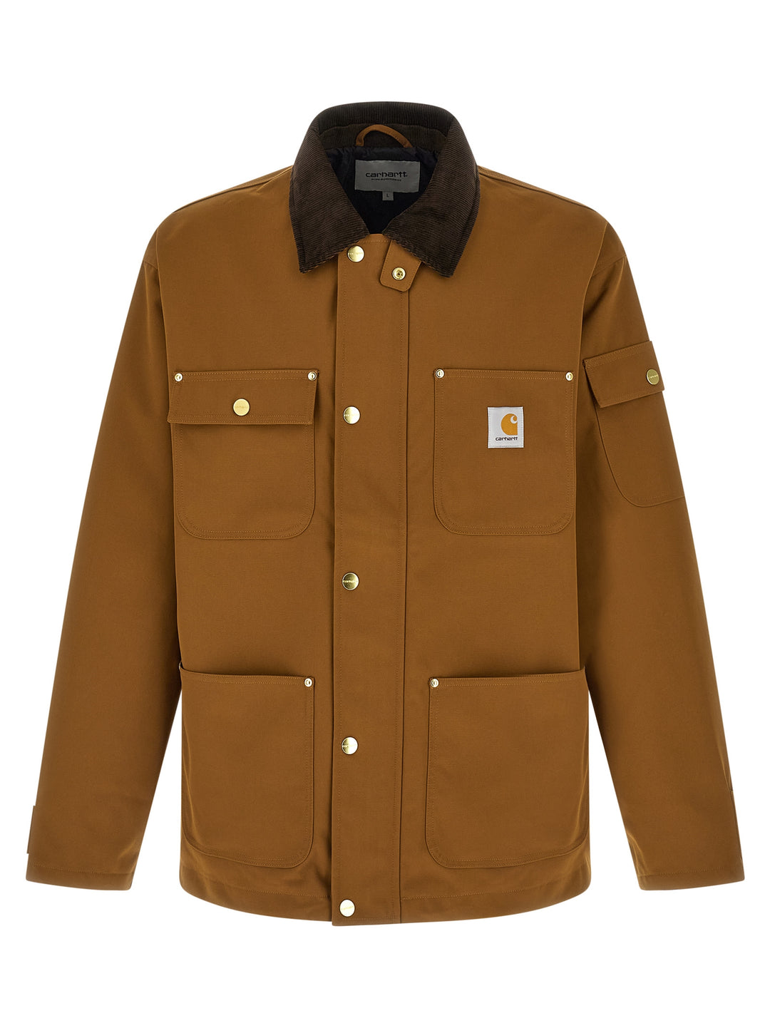 Carhartt Wip Brown Nylon Full-Length Jacket