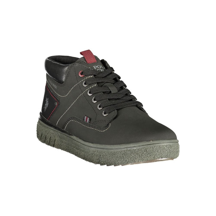 U.S. POLO ASSN. Black Polyurethane Men&