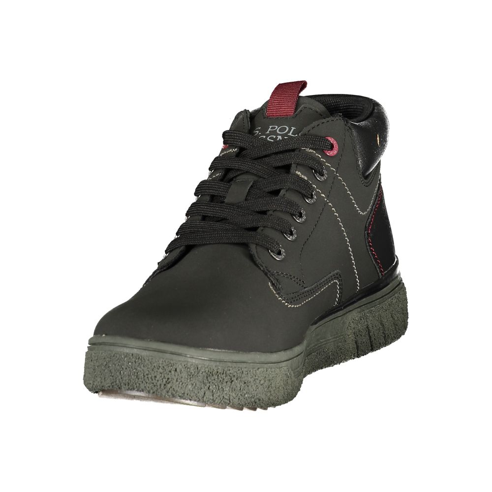U.S. POLO ASSN. Black Polyurethane Men&