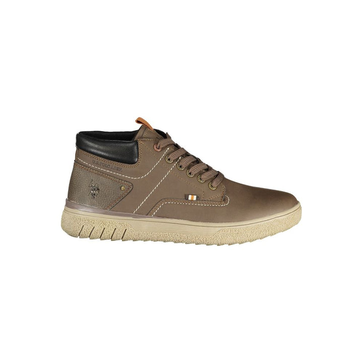 U.S. POLO ASSN. Brown Polyurethane Men&