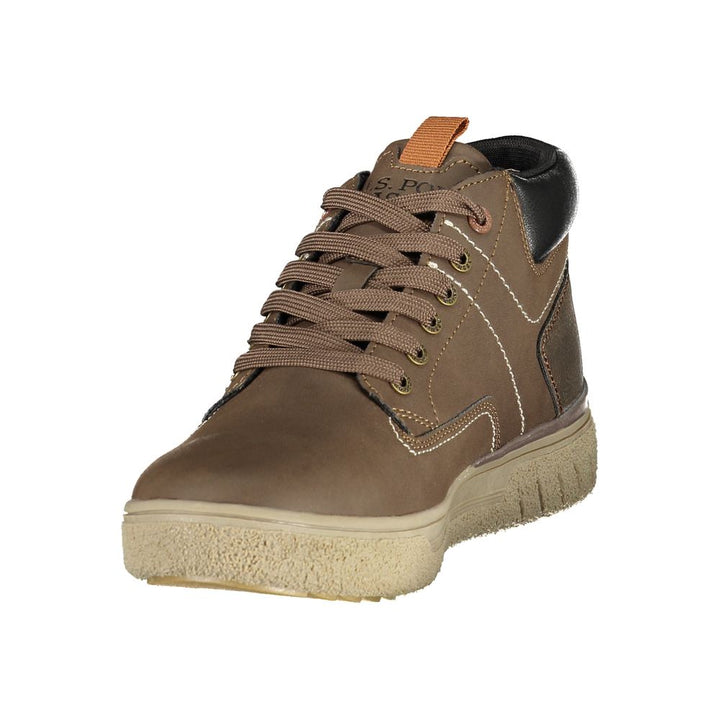 U.S. POLO ASSN. Brown Polyurethane Men&