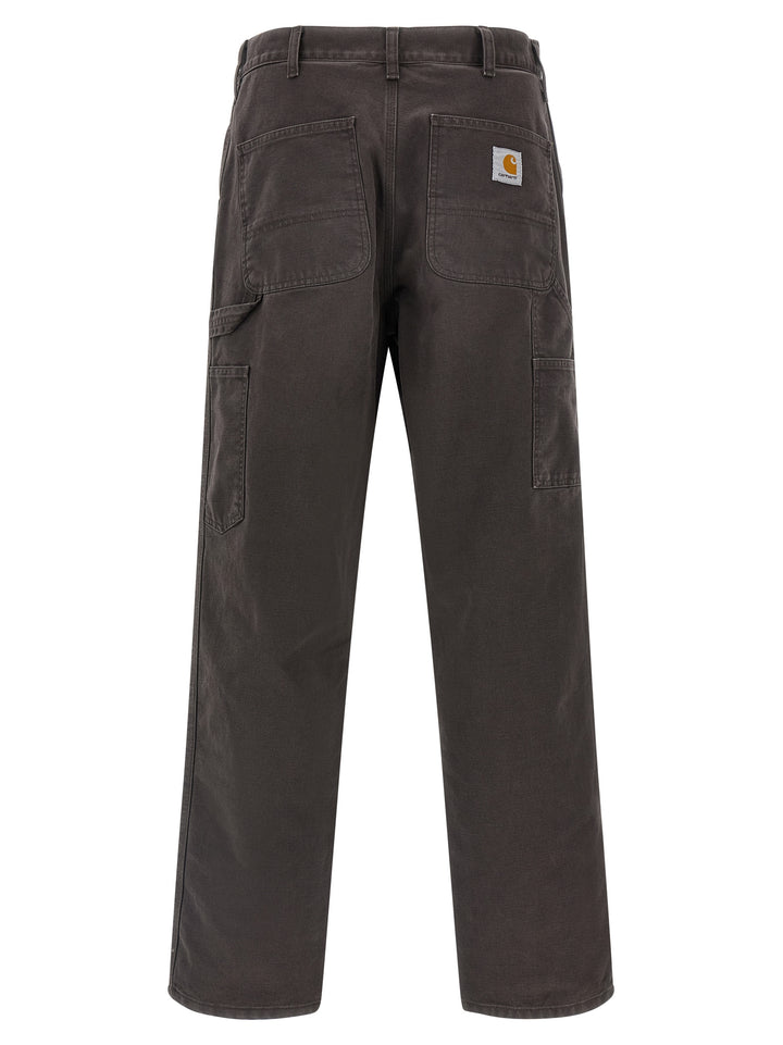 Carhartt Wip Brown Organic Cotton Casual Pants