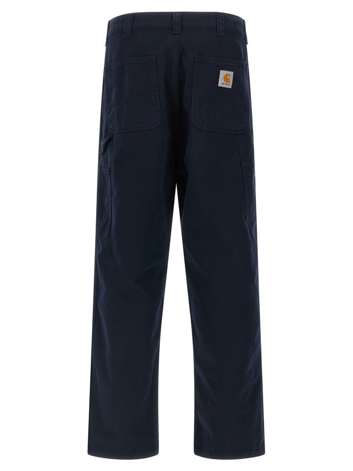 Carhartt Wip Blue Organic Cotton Casual Pants