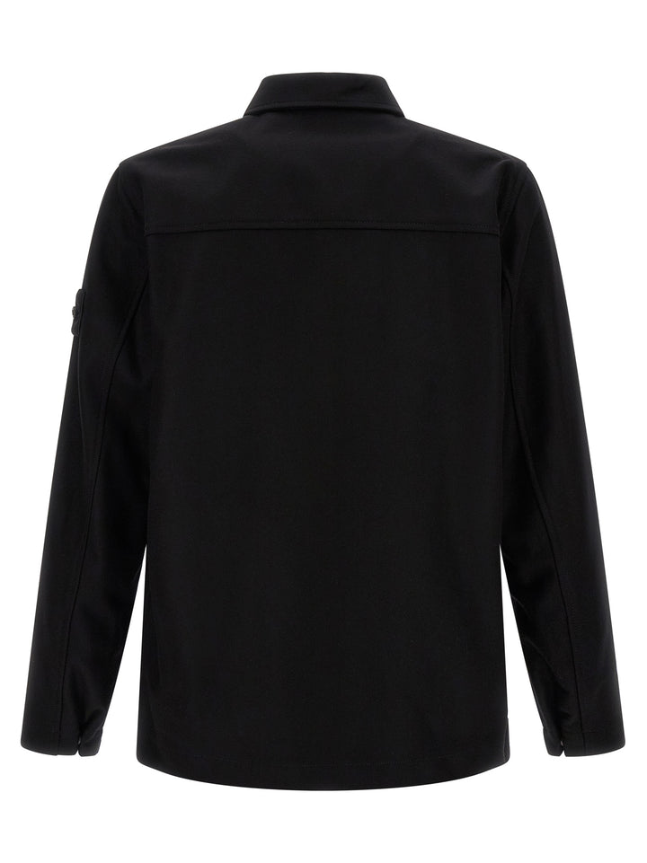 Stone Island Black Virgin Wool Blouse